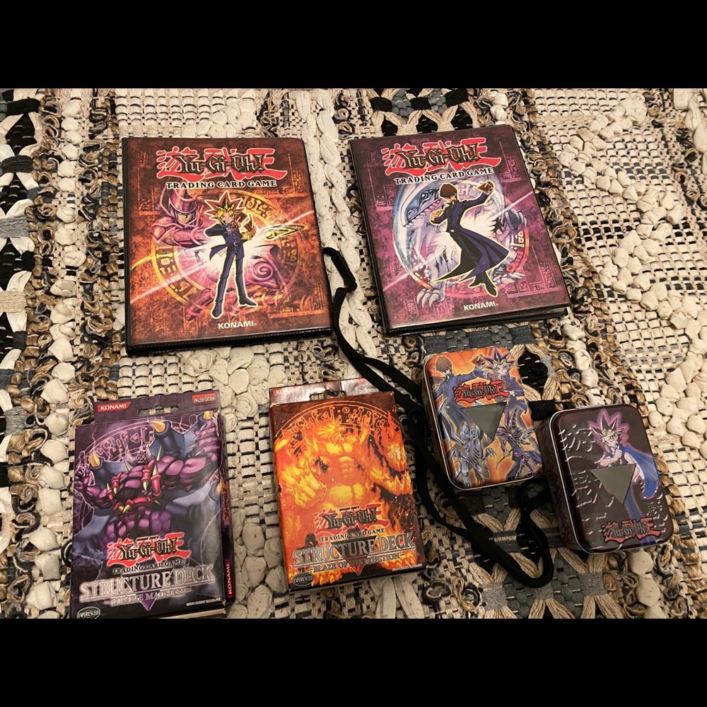 YU-GI-OH! 1996 TINS & BINDERS FULL OF CARDS